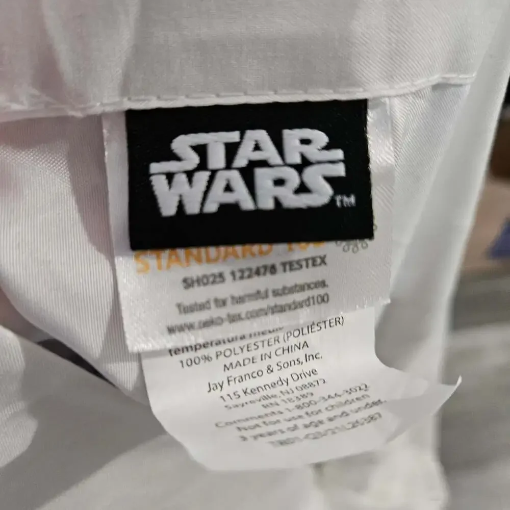 Star Wars Pillow Case Baby Yoda White Size Standard Reversible (1)